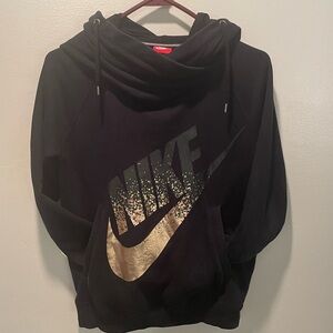 Nike women’s black cowl neck sweatshirt